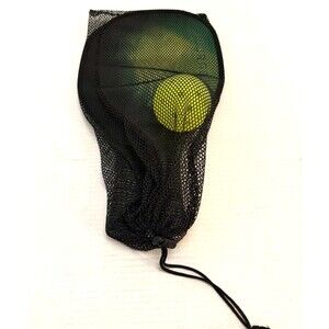 Franklin Pickleball 2 Player Wooden Paddle & Ball Set Mesh Bag New